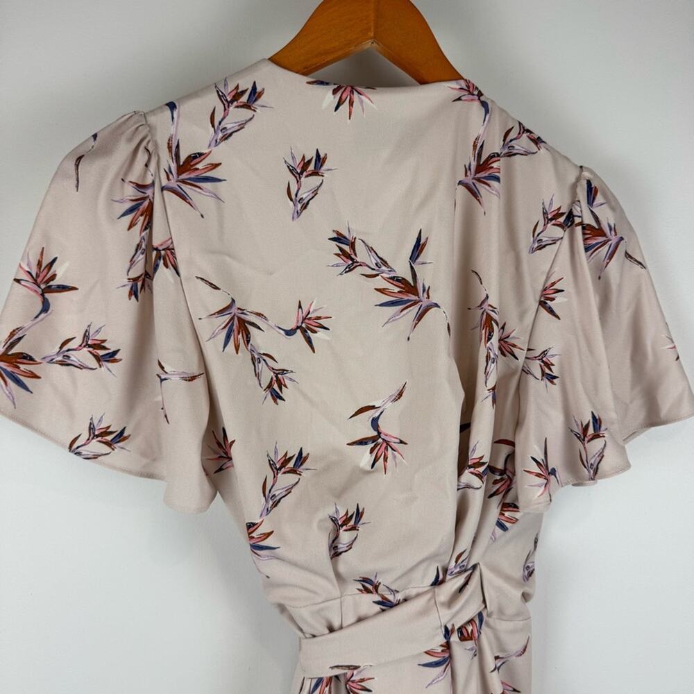 Stylestalker Cream Floral Wrap Dress ~ Small - Picture 10 of 10